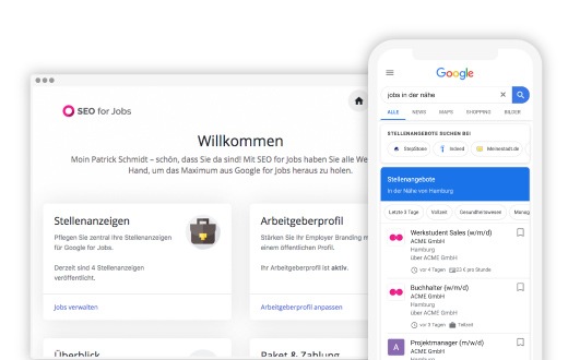 "The missing Interface" für Google for Jobs