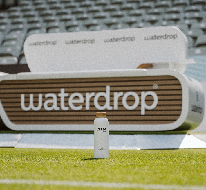 waterdrop® sorgt für Nachhaltigkeit und mehr Hydration auf der Boss Open