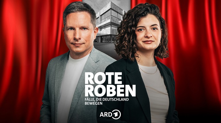 Neuer ARD-Podcast: "Rote Roben - Fälle, die Deutschland bewegen"
