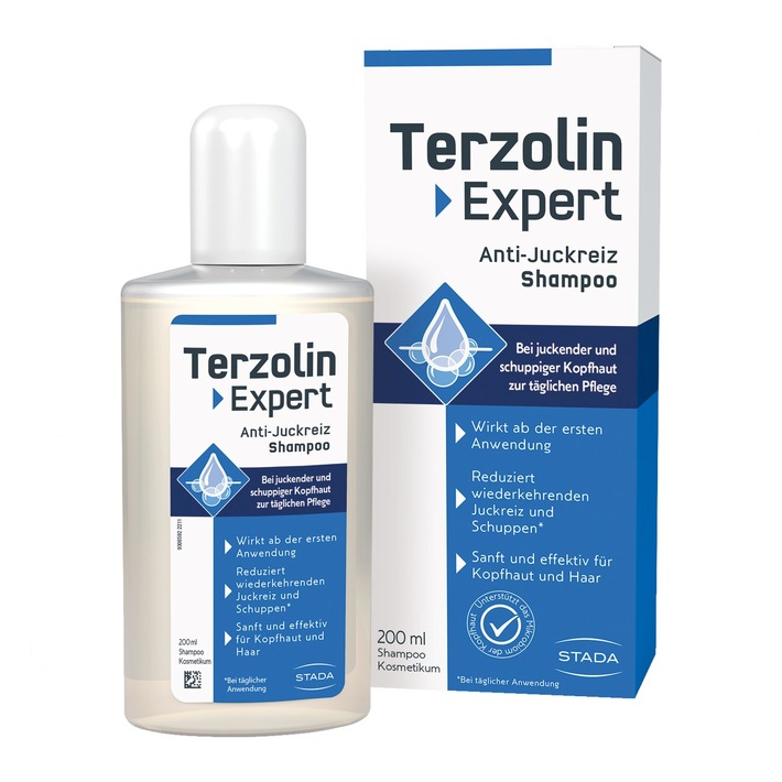 Pressemitteilung: STADA bringt Terzolin® Expert Anti-Juckreiz Shampoo zur täglichen Anwendung und Pflege bei schuppiger & juckender Kopfhaut auf den Markt