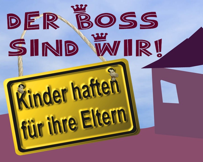 "Der Boss sind wir! - Kinder haften für ihre Eltern" / In einem einzigartigen Programmexperiment haben Kinder zuhause das Sagen