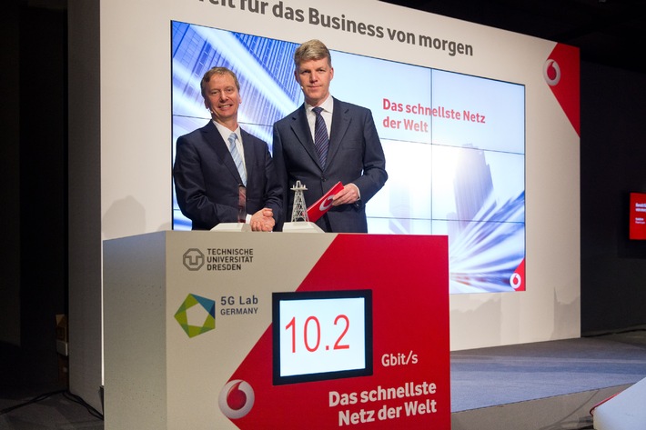 Vodafone präsentiert mit 5G-Netz schnellstes Mobilfunknetz der Welt