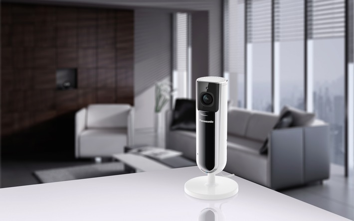 Smart Home HD-Kamera für mehr Sicherheit Zuhause / Die neue Panasonic Smart Home Kamera KX-HNC800 sorgt mit Full HD-Aufnahmequalität und 142-Grad Weitwinkel für mehr Schutz im Alltag