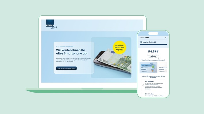 Neue Partnerschaft: EDEKA smart und SoldMine sorgen für ein zweites Leben für alte Elektronik