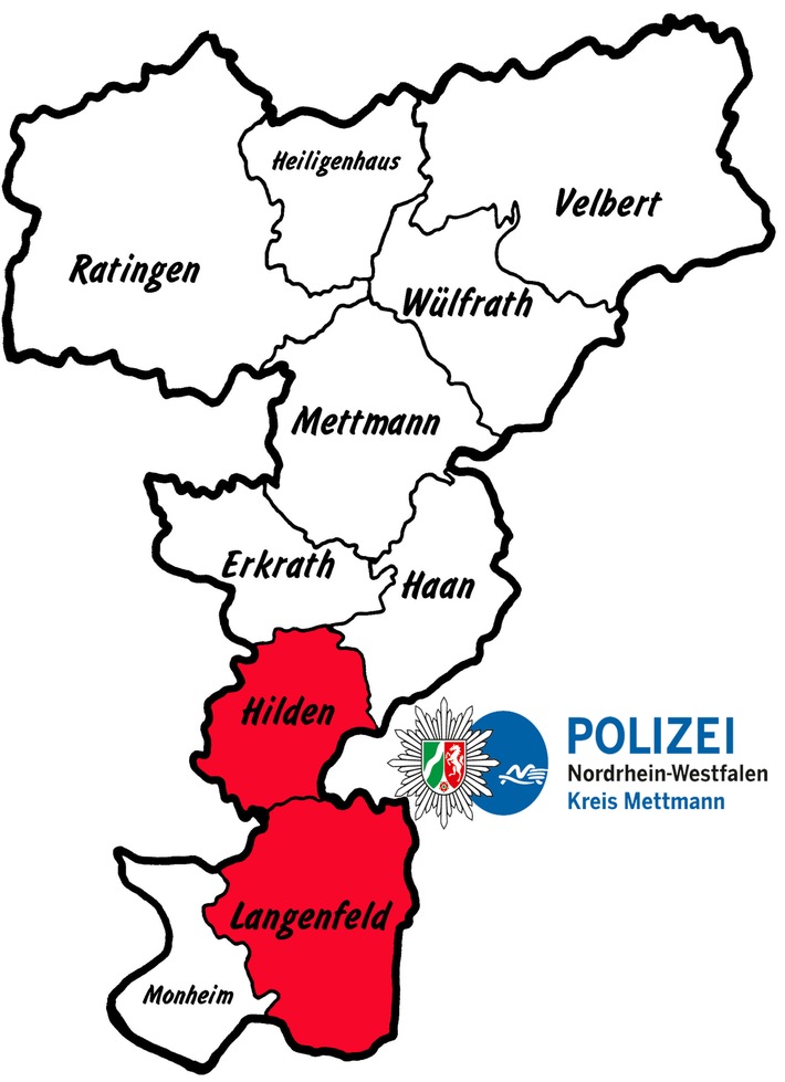 POL-ME: Verkehrsunfallfluchten aus dem Kreisgebiet - Hilden/Langenfeld - 2104056