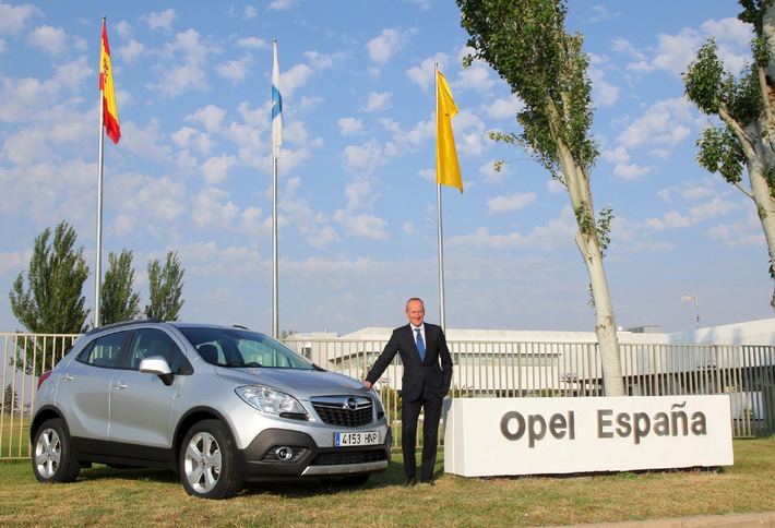 Opel produziert den Mokka ab 2014 im spanischen Saragossa / Hohe Nachfrage nach kleinem SUV macht zusätzliche Kapazitäten möglich (BILD)