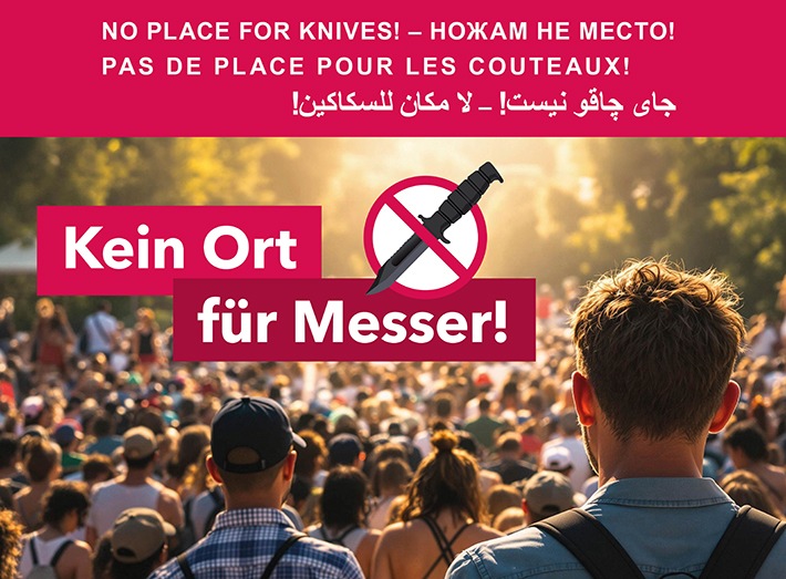 POL-KI: 250619.1 Kiel: Sicher durch die Kieler Woche 2025 - Kein Ort für Messer