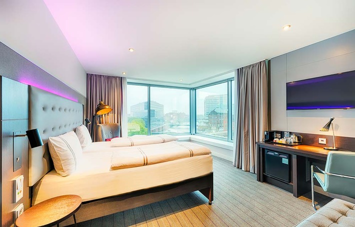 Penthouse mit Dachterrasse und Weitblick, Suiten-Feeling oder außerordentliche Lage: Große Upgrades zum kleinen Preis bei Premier Inn