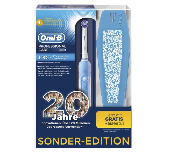 Rundes Jubiläum! - 20 Jahre innovative elektrische Zahnpflege von Oral-B (mit Bild)