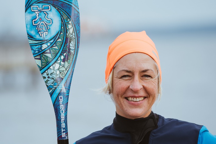 Stand Up Paddeln im Winter: SUPerin „Fördekeks“ gibt Tipps für einen aktiven Jahresstart