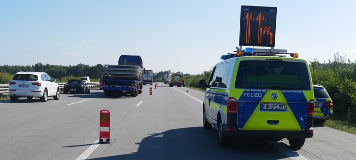 POL-ROW: Auffahrunfall mit schwer verletztem PKW-Fahrer