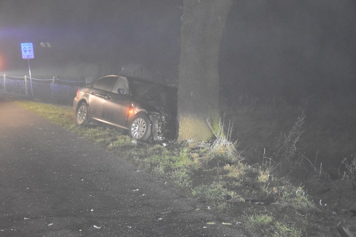 POL-DEL: Landkreis Oldenburg: Fahranfängerin bei Unfall in Wildeshausen leicht verletzt