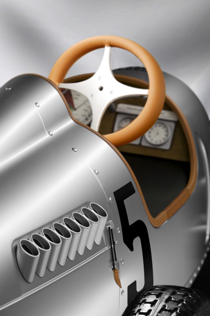 Tretauto Auto Union Typ C / Hommage an die frühere Rennsport-Ära