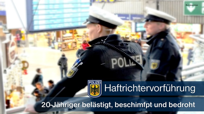 Bundespolizeidirektion München: Belästigt - schwarz gefahren - bedroht - Über die Bundespolizei zum Haftrichter
