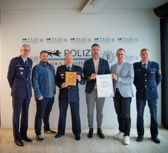 POL-FR: Gemeinsame Pressemitteilung des Universitätsklinikums und des Polizeipräsidiums Freiburg: Sicherheitspartnerschaft ausgezeichnet