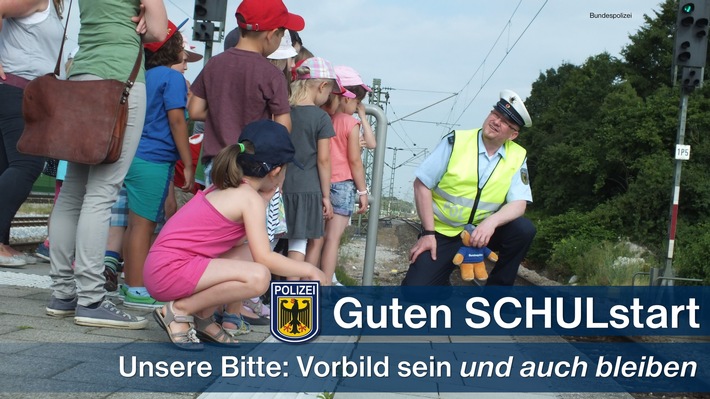 Bundespolizeidirektion München: &quot;Guten Start ins neue SCHULjahr&quot; - Unsere Bitte: Mit GUTEM BEISPIEL vorangehen