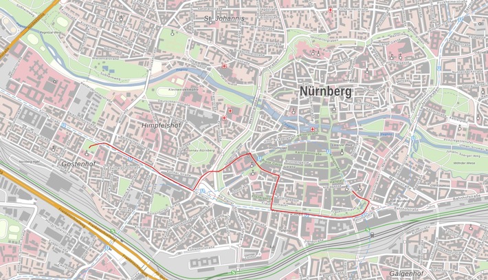 POL-MFR: (548) Versammlungsgeschehen am 06.05.2023 in Nürnberg - Verkehrslagemeldung
