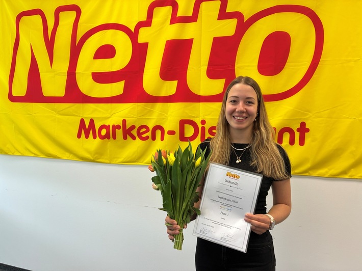Von der Ausbildung zur Auszeichnung: Anna Eilers ist Beste Netto Nachwuchskraft 2026