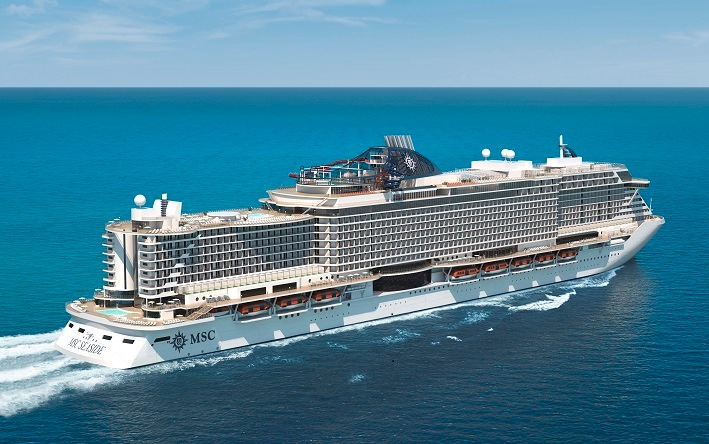 La cérémonie des pièces du « MSC Seaside » marque une étape importante dans la construction du « navire qui suit le soleil »