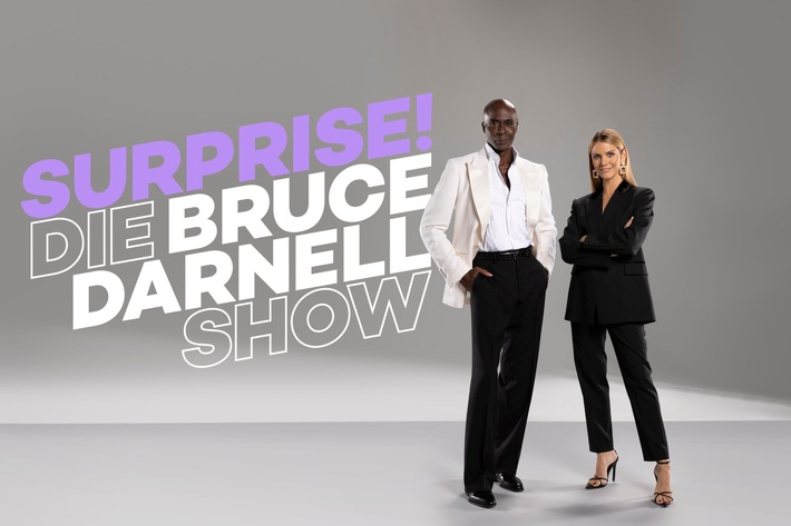 Eine Show mit Herz fürs Herz: Bruce Darnell überrascht in seiner ersten eigenen ProSieben-Show "Surprise! Die Bruce Darnell Show" nichts ahnende Menschen