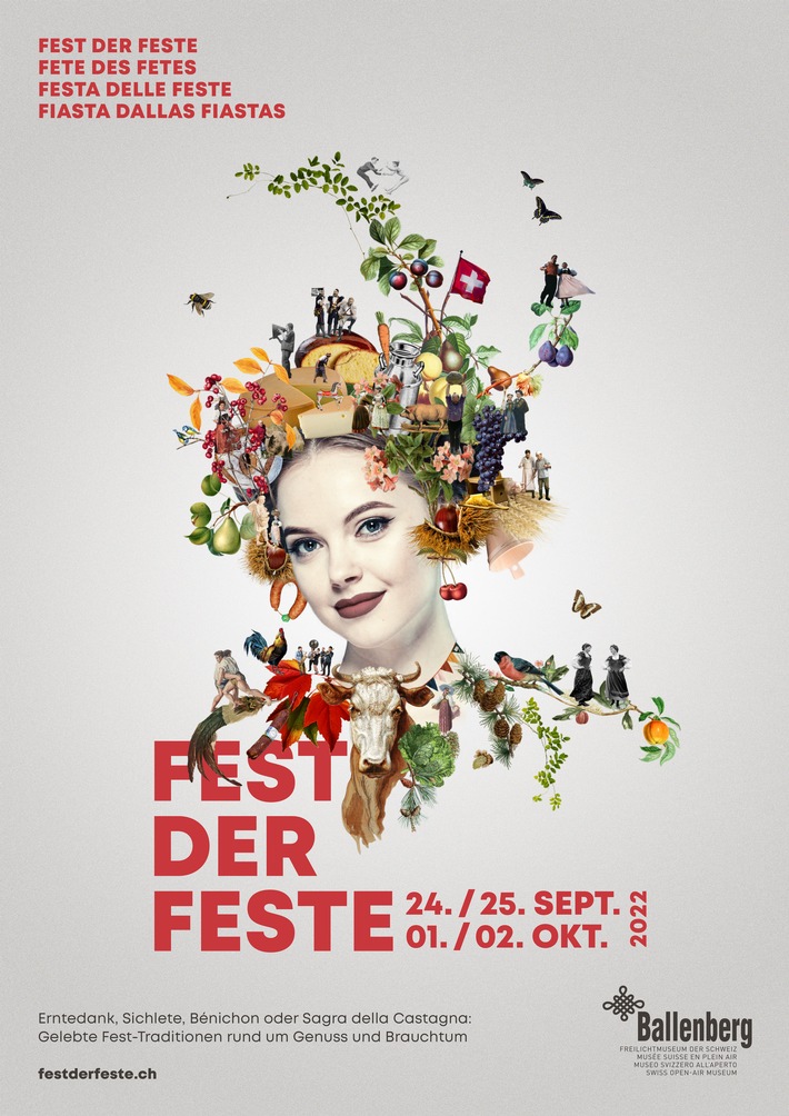 "Fest der Feste" auf dem Ballenberg / Festival regionaler Herbsttraditionen im Freilichtmuseum wird 2022 lanciert