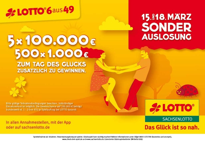 Mit dem Lotto-Jackpot träumen: 33 Millionen Euro am Samstag möglich