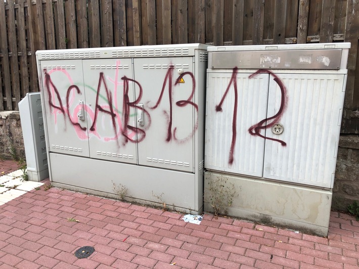 POL-PDPS: Sachbeschädigung durch Graffiti