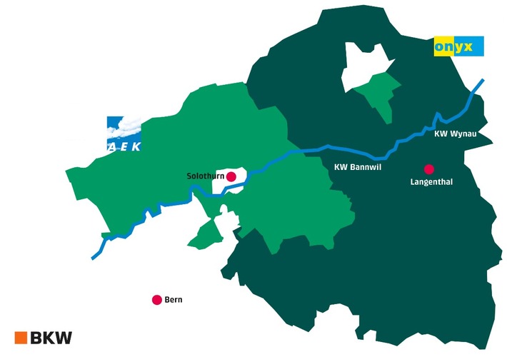 Les filiales de BKW renforcent leur collaboration / AEK et onyx créent une société d