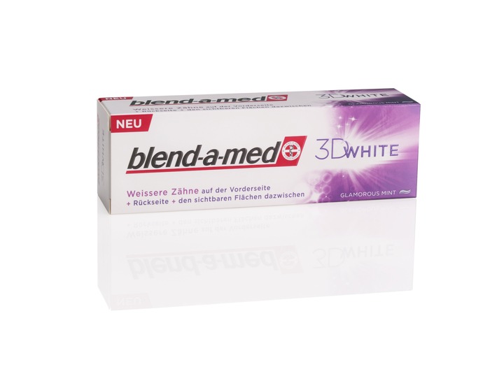 Stiftung Warentest 4/2011: blend-a-med 3D White zählt zu den "Besten für weiße Zähne"! / blend-a-med Zahncremes "sehr gut" in Kariesprophylaxe und Reinigungswirkung (mit Bild)