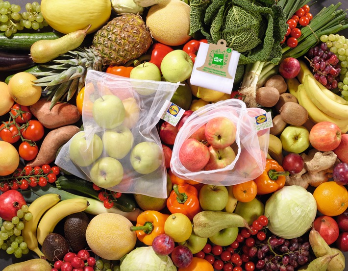 &quot;Dein Vitaminnetz&quot;: Lidl führt Mehrwegnetz für unverpacktes Obst und Gemüse ein