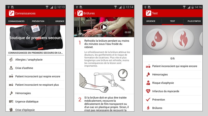 Premiers secours, intervenir avec assurance grâce à l&#039;appli de la CRS (IMAGE)