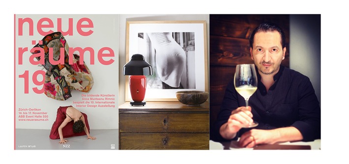 REMINDER Internationale Interior Design Ausstellung "neue räume 19" vom 14. - 17- November 2019