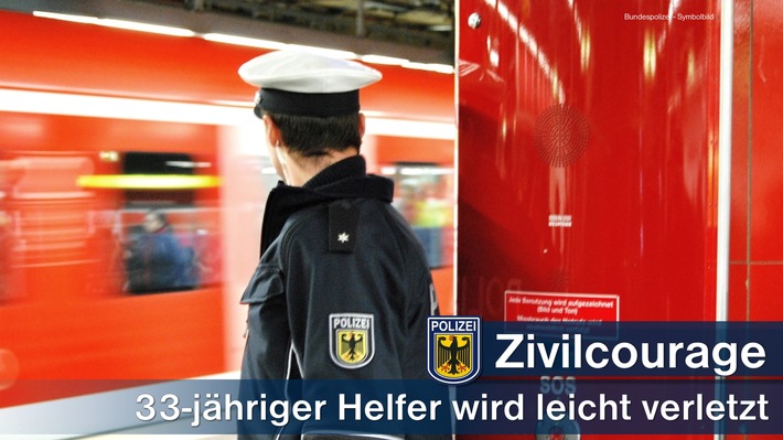 Bundespolizeidirektion München: Zivilcourage in S-Bahn führt zu blutiger Nase - 33- und 23-Jähriger leicht verletzt