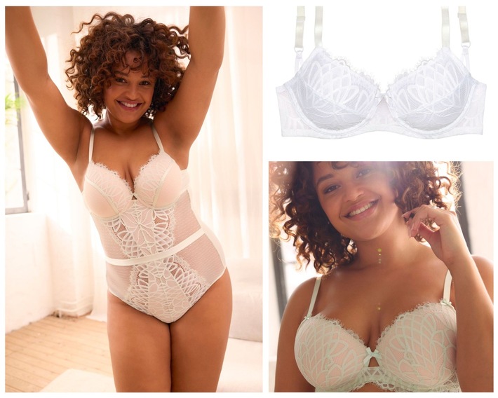 Lingerie in frischen Frühlingsfarben: Die neue Curvy Capsule von LASCANA