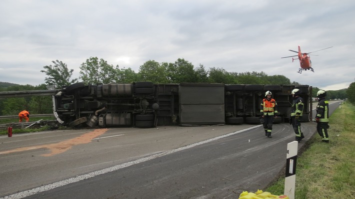 POL-KS: Abschlussmeldung zum Unfall auf A 44 zwischen Zierenberg und Bad Wilhelmshöhe: Strecke wieder frei