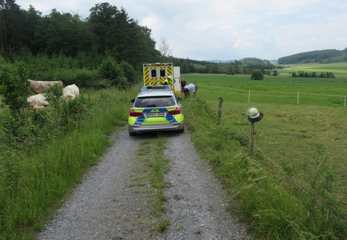 POL-MK: Reitunfall: Schwerverletzte Reiterin