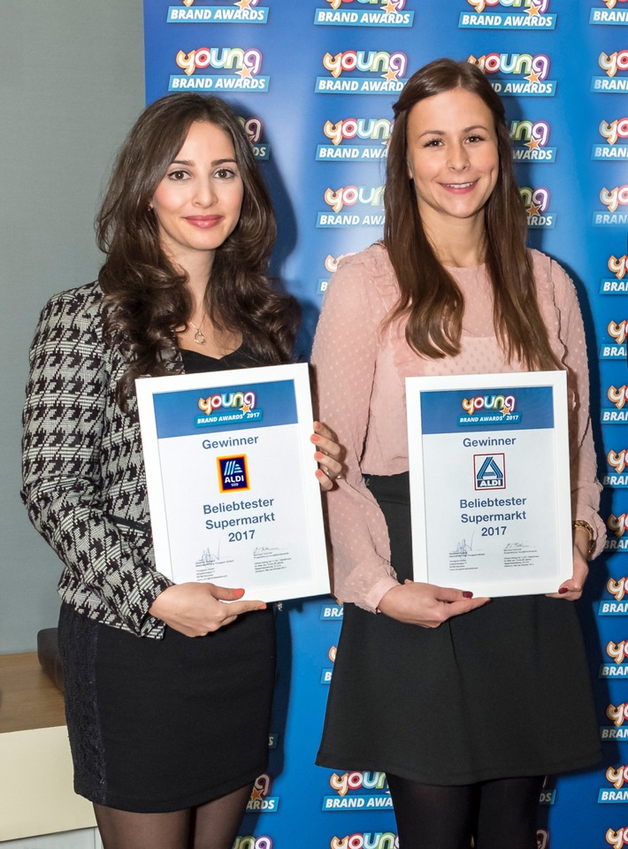 YoungBrandAwards: ALDI ist "Beliebtester Supermarkt"