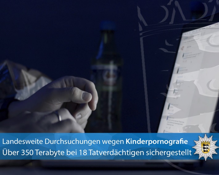 LKA-BW: Gemeinsame Pressemitteilung des Cybercrime-Zentrums und des Landeskriminalamts Baden-Württemberg: Landesweite Durchsuchungen wegen Kinderpornografie