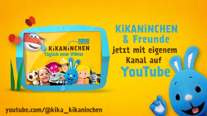 KiKA startet KiKANiNCHEN-YouTube-Kanal / KiKA-Vorschulwelt mit altersgerechten Marken von ARD und ZDF