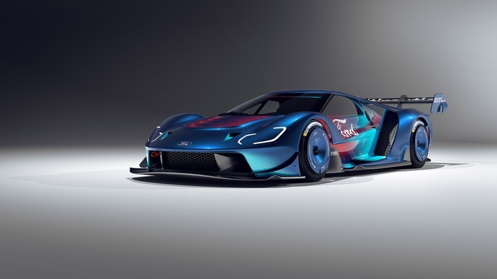 Der neue Ford GT Mk IV von Ford Performance und Multimatic repräsentiert den ultimativen Ford GT - zugleich ist er mit seinem speziell entwickelten Twin-Turbo-EcoBoost-Motor, der über 800 PS entwickelt, seinem Renngetriebe, der aerodynamischen Kohlefaser-Karosserie, dem  längeren Radstand für ein besseres Handling auf der Rennstrecke sowie dem Adaptive Spool Valve-Federungssystem (ASV) von Multimatic die extremste Version dieser Baureihe, die jemals hergestellt wurde. Der neue Ford GT Mk IV versteht sich als Reminiszenz an das Jahr 1967, als der damalige Ford GT40 bei den 24 Stunden von Le Mans einen spektakulären und weltweit beachteten Sieg errang. Vor diesem historischen Hintergrund werden insgesamt nur 67 der jeweils 1,7 Millionen US-Dollar teuren Supersportwagen im kanadischen Multimatic-Werk in Markham/Ontario von Hand produziert werden. / Weiterer Text über ots und www.presseportal.de/nr/6955 / Die Verwendung dieses Bildes für redaktionelle Zwecke ist unter Beachtung aller mitgeteilten Nutzungsbedingungen zulässig und dann auch honorarfrei. Veröffentlichung ausschließlich mit Bildrechte-Hinweis.