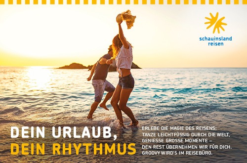 „DEIN URLAUB, DEIN RHYTHMUS“ – Die neuen Sommerkataloge von schauinsland-reisen sind da!