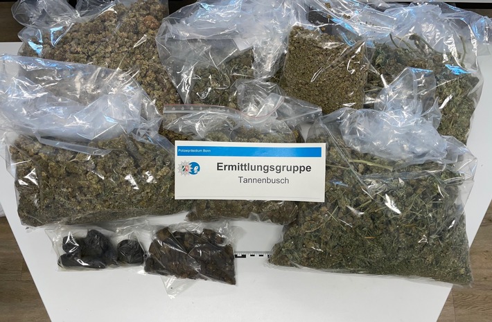 POL-BN: Ermittlungsgruppe Tannenbusch: 27-jähriger hortete mehrere Kilogramm Marihuana in seiner Wohnung