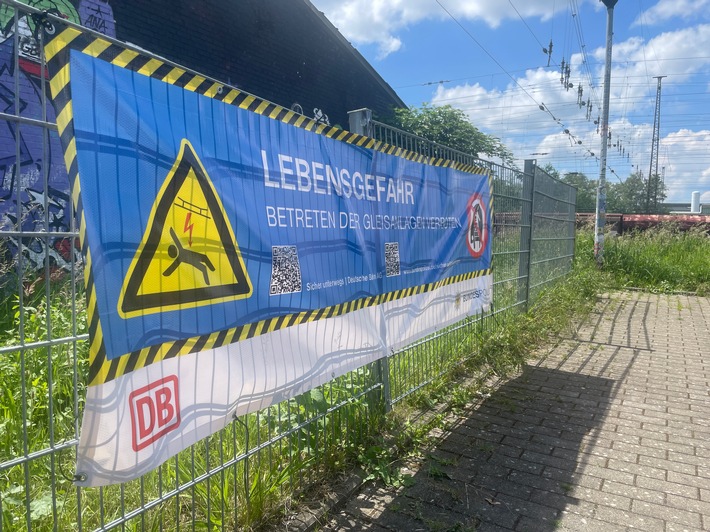 BPOL NRW: Bundespolizei warnt vor Lebensgefahren auf Bahnanlagen in Schwerte