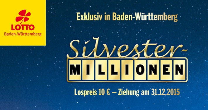 Lotterie Silvester-Millionen startet in Baden-Württemberg