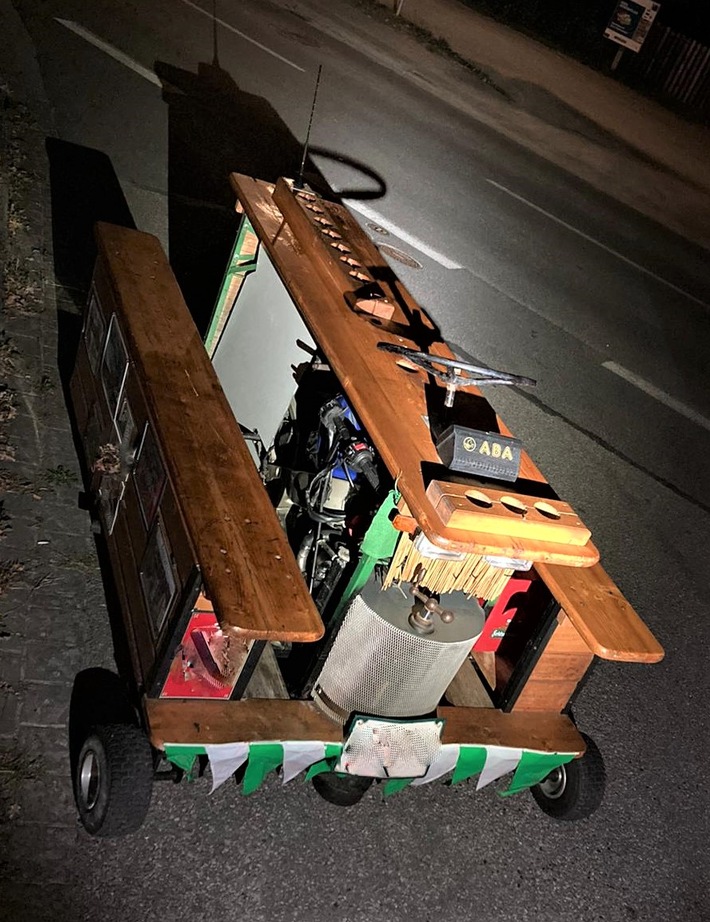 POL-NB: Trunkenheitsfahrt mit selbst gebautem Fahrzeug