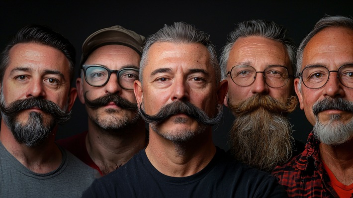 Movember 2024 - Prostatakrebsvorsorge / Weiterer Text über ots und www.presseportal.de/nr/146043 / Die Verwendung dieses Bildes für redaktionelle Zwecke ist unter Beachtung aller mitgeteilten Nutzungsbedingungen zulässig und dann auch honorarfrei. Veröffentlichung ausschließlich mit Bildrechte-Hinweis.