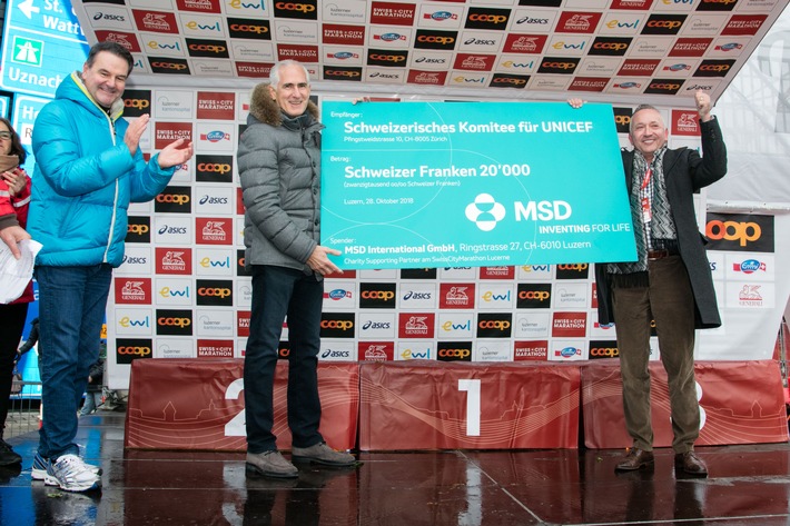 MSD a pris le départ du Swiss City Marathon de Lucerne avec la plus grande équipe d