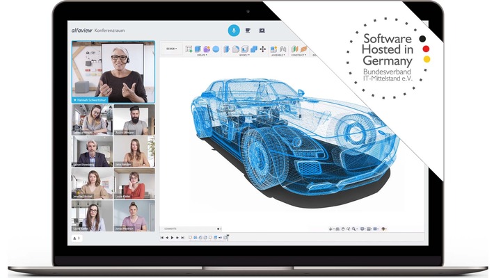 alfaview® erhält BITMi-Siegel "Software Hosted in Germany"