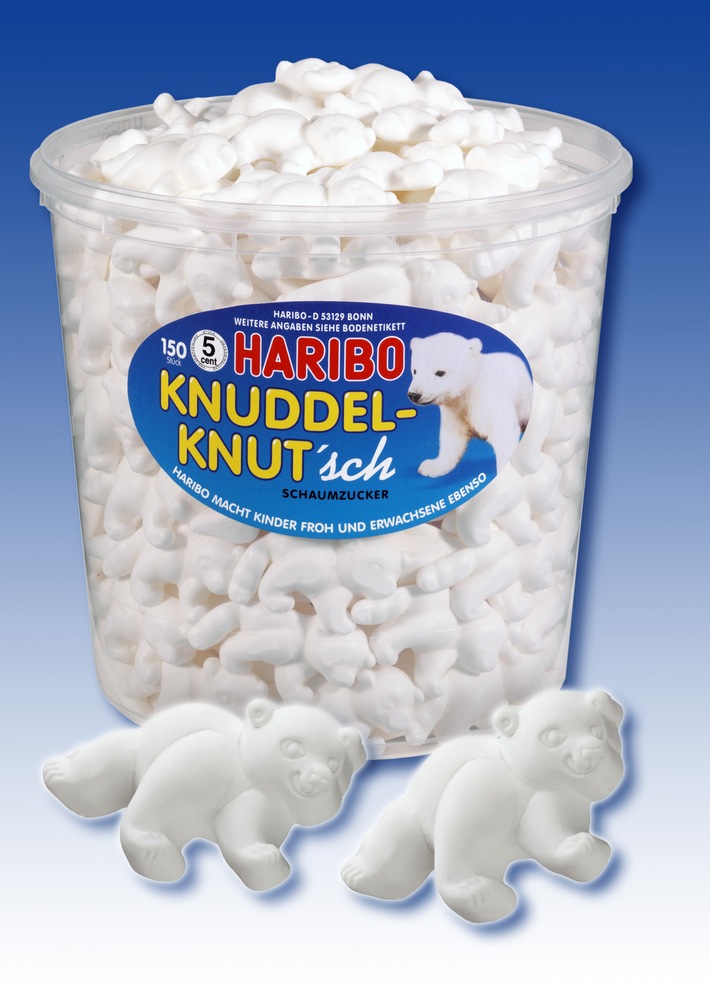 HARIBO spendiert Kindergeld für KNUT mit dem neuen Artikel "KNUDDEL-KNUT´sch"!