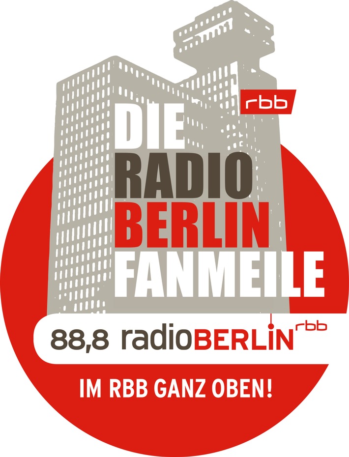 Fußball-WM-Fieber im rbb: Offene Türen zum Public Viewing in Berlin und Potsdam 
14. Juni - 15. Juli 2018 | "radioBerlin Fanmeile - im rbb ganz oben" und "Antenne Fankurve"